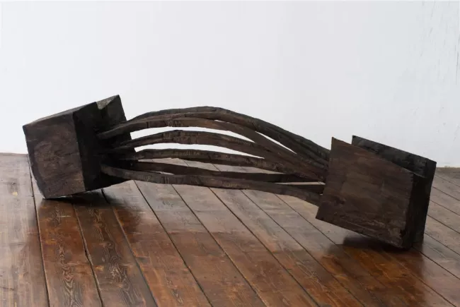 Armin Görhinger, sculpture, nois noirci