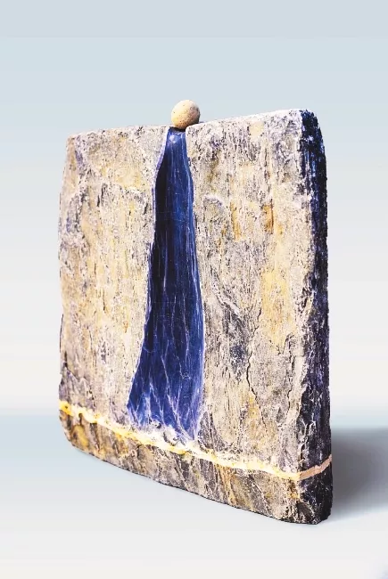 Alain Vos, chemin pierre d'Adelboden, sculpture